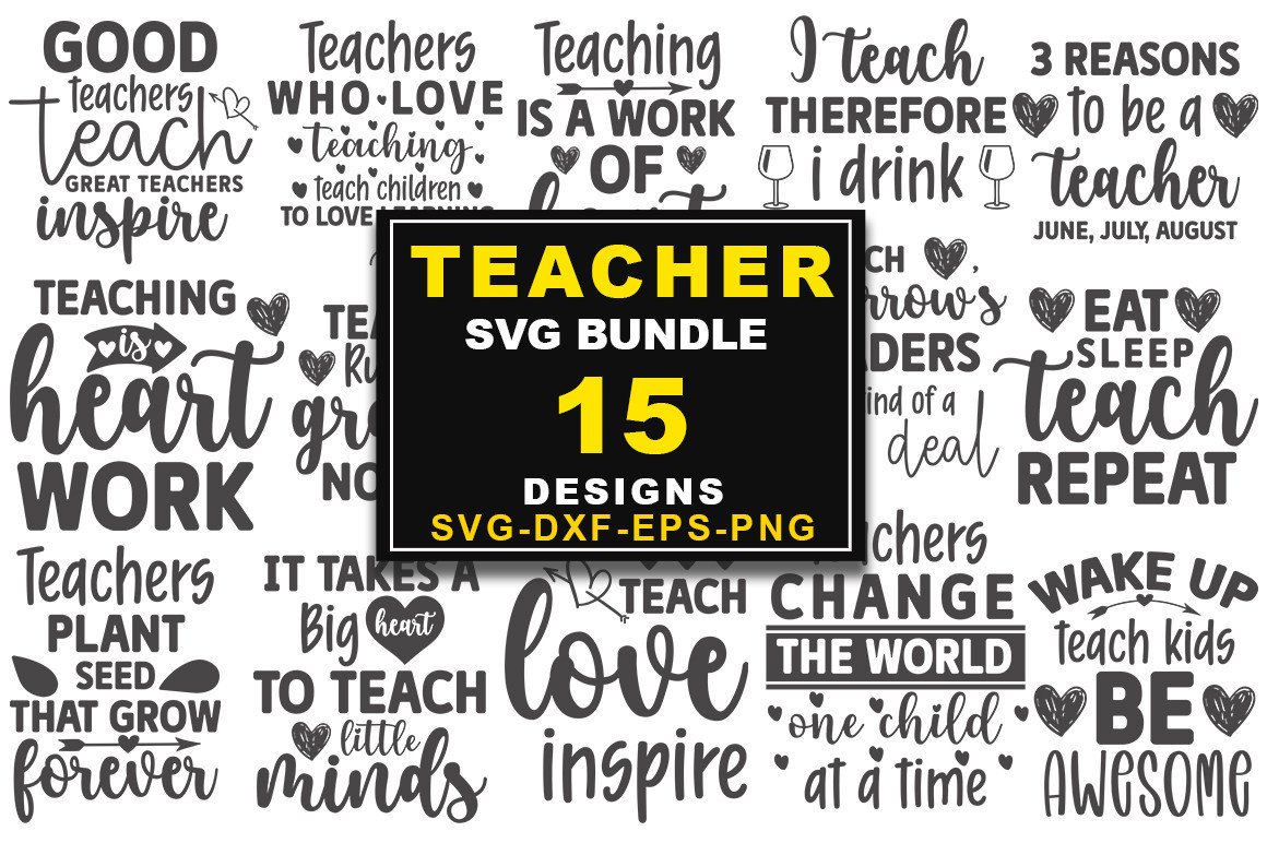Teacher SVG Bundle