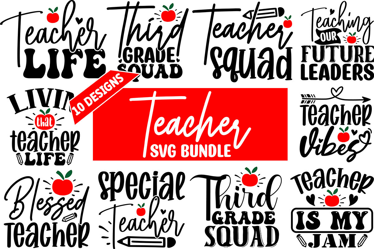 Teacher SVG Bundle