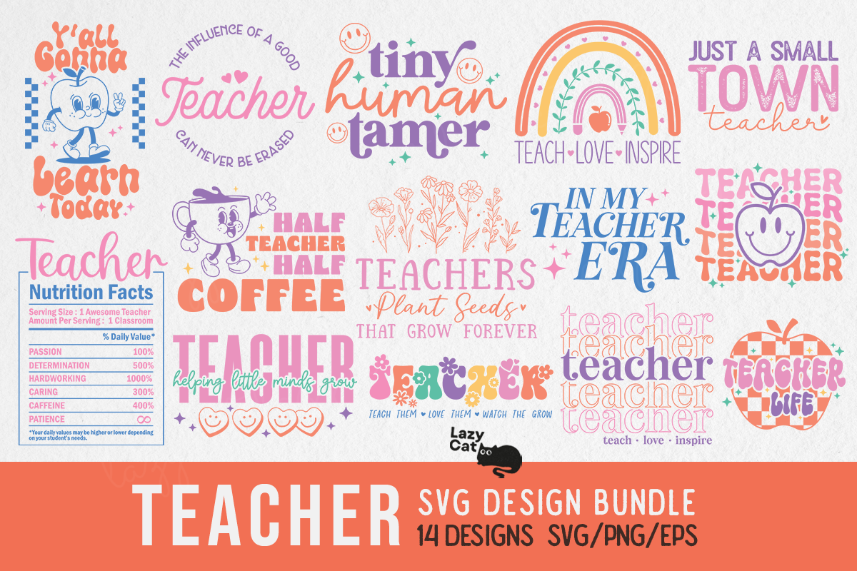 Teacher SVG Bundle
