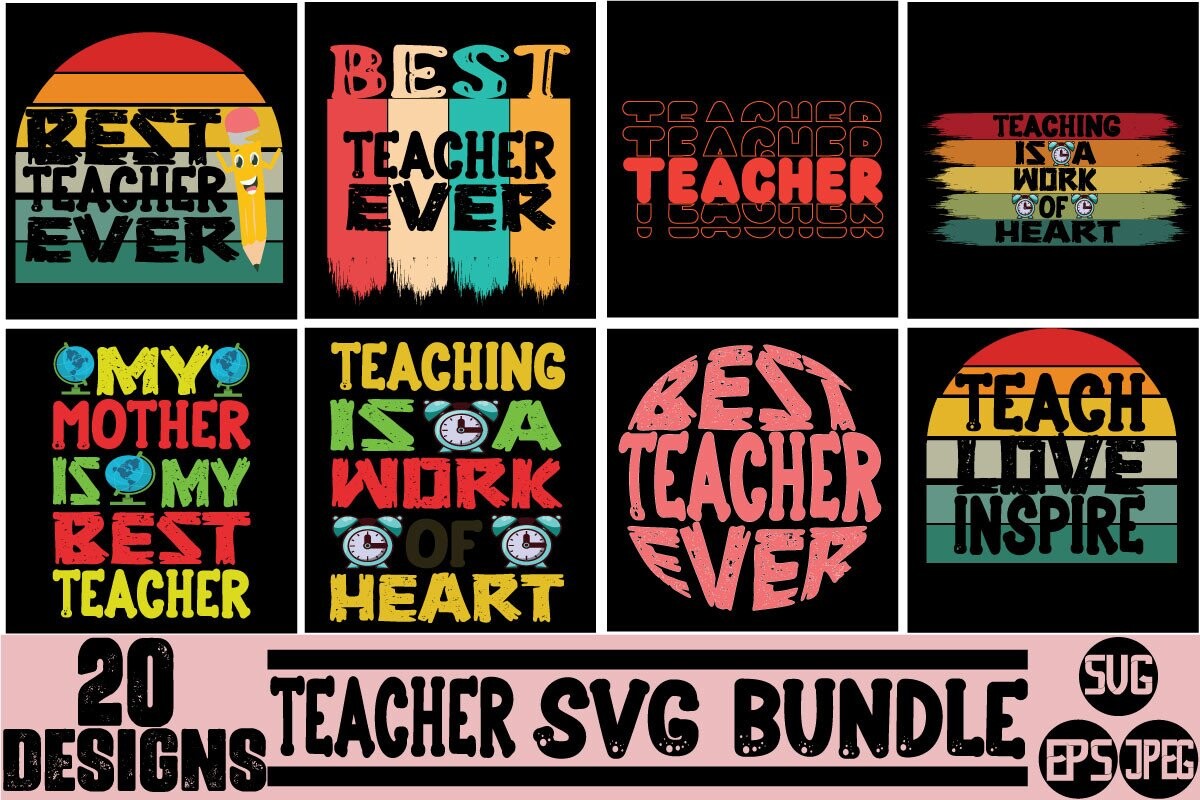 Teacher SVG Bundle