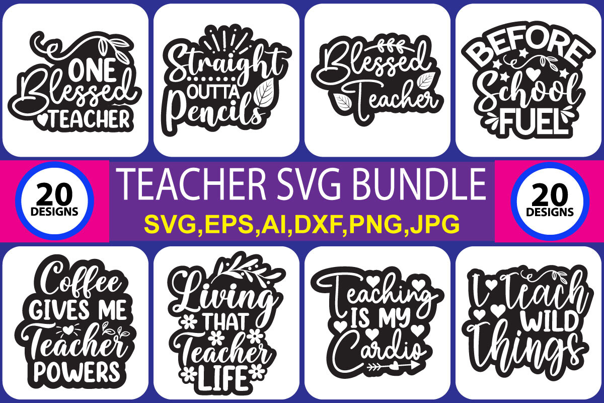 Teacher SVG Bundle Vol 3