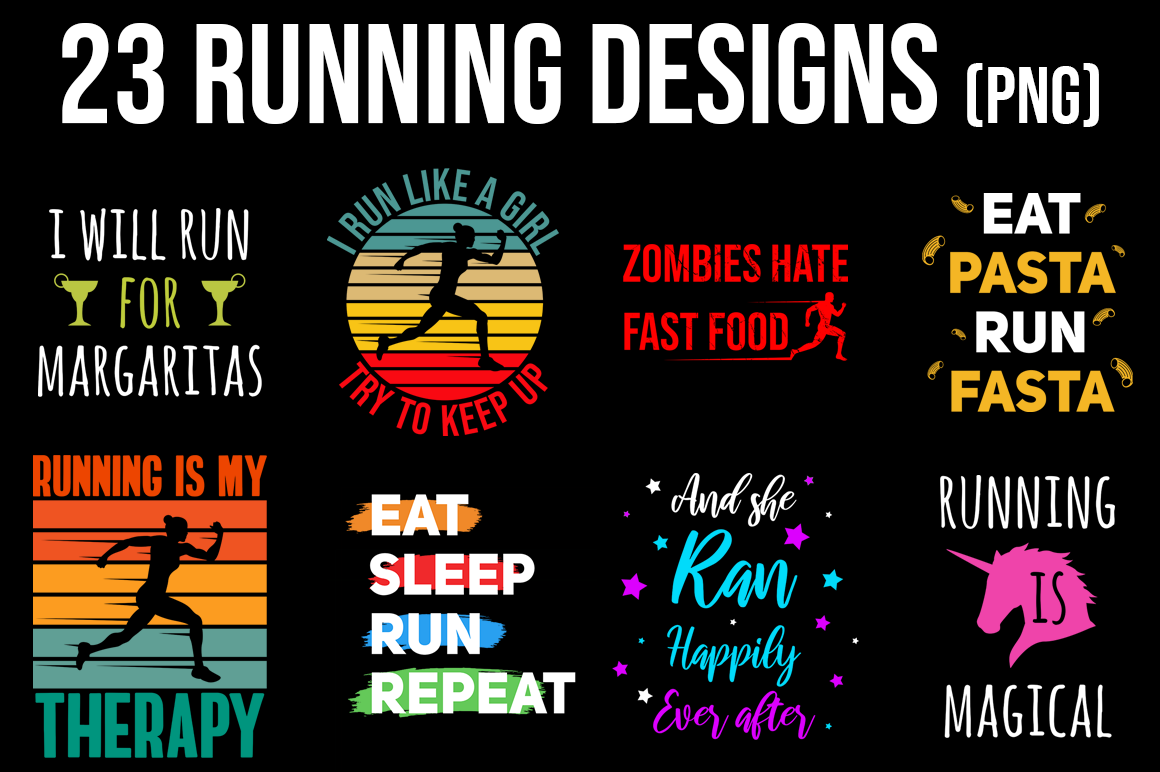 Running Shirt Sublimation Bundle