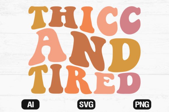 Retro Wavy Funny Tee SVG